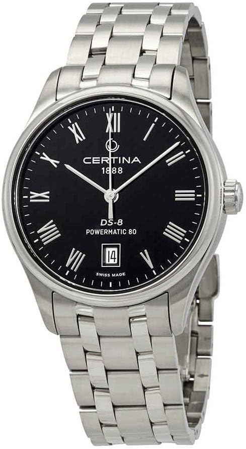 CertinaDS-8 Automatic Black Dial Men's Watch C033.407.11.053.00