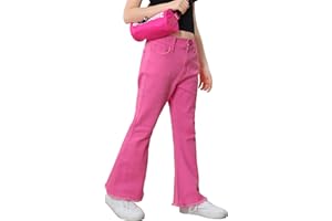 OeyFnbmO Birthday Gifts for Girls Flare Pants High Waisted Bootcut Stretch 70s Bell Bottom Jeans