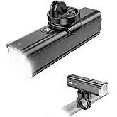 ROCKBROS Bike Light 1000 Lumens USB Rechargeable Bike Headlight Led IPX6 Waterproof Bike Front Light 5 Modes Aluminum Alloy Super Bright Bike Light for Night Riding