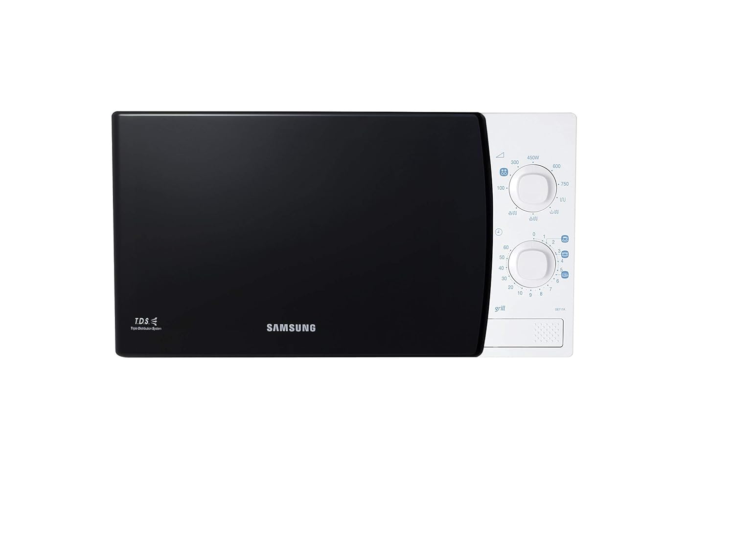 Samsung GE711K Microondas con grill de 20 L, interior de cerámica ...