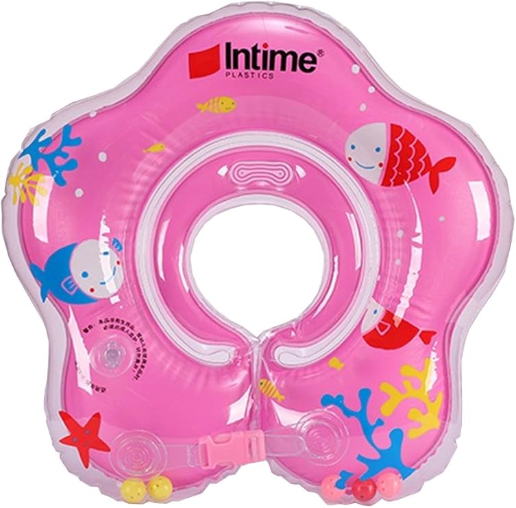 Amazon Yasushoji 赤ちゃんのトレーニングに 首浮き輪 プールやお風呂で バランス 水遊び 入浴 丸形 ピンク ベビー浮き輪 おもちゃ Amazon Yasushoji 赤ちゃんのトレーニングに 首浮き輪 プールやお風呂で バランス 水遊び 入浴 丸形 ピンク ベビー浮き輪 おもちゃ