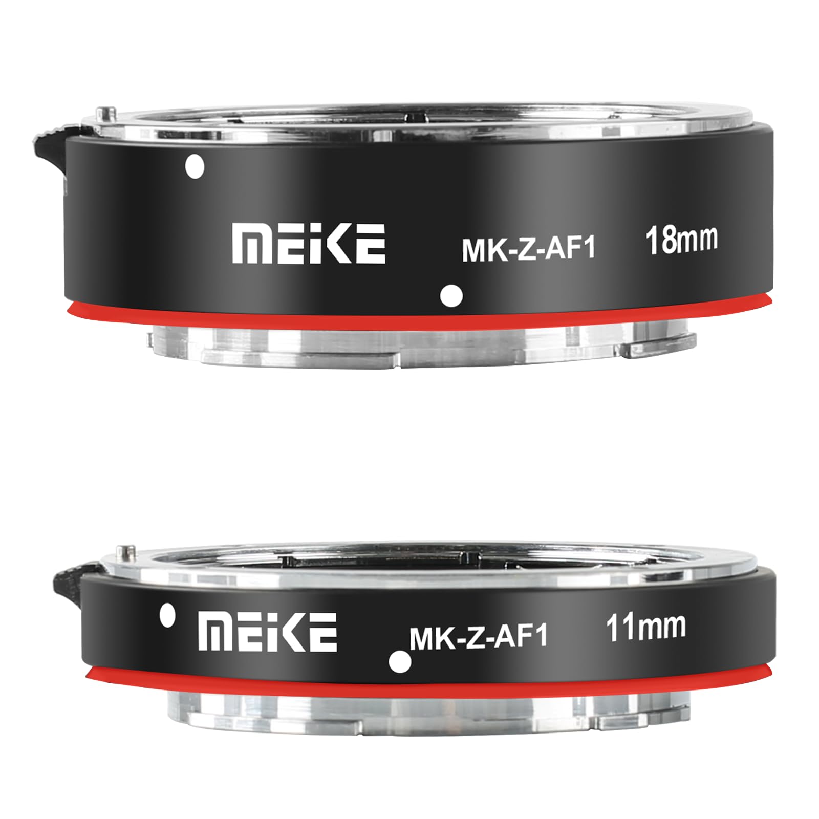 Meike MK-Z-AF1 Metal Auto Focus Macro Extension Tube Adapter Ring (11mm+18mm) Compatible with Nikon Z5 Z6 Z7 Z6II Z7II Z30 Z50 Z fc