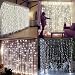 YULIANG LED Curtain Lights,9.8x9.8ft 8 Mode 300 LED Plug in Twinkle String Lights for Home, Garden, Kitchen, Outdoor Wall, Party, Window Decorations with UL Certificate primary