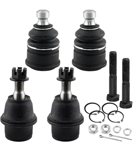 Kit Rótulas Delanteras GMC Envoy Rótulas Delanteras Superiores E Inferiores Para Chevy Trailblazer, GMC Envoy 2002-2009 - Kit De 4 Piezas Suspensión Delantera Detroit Axle