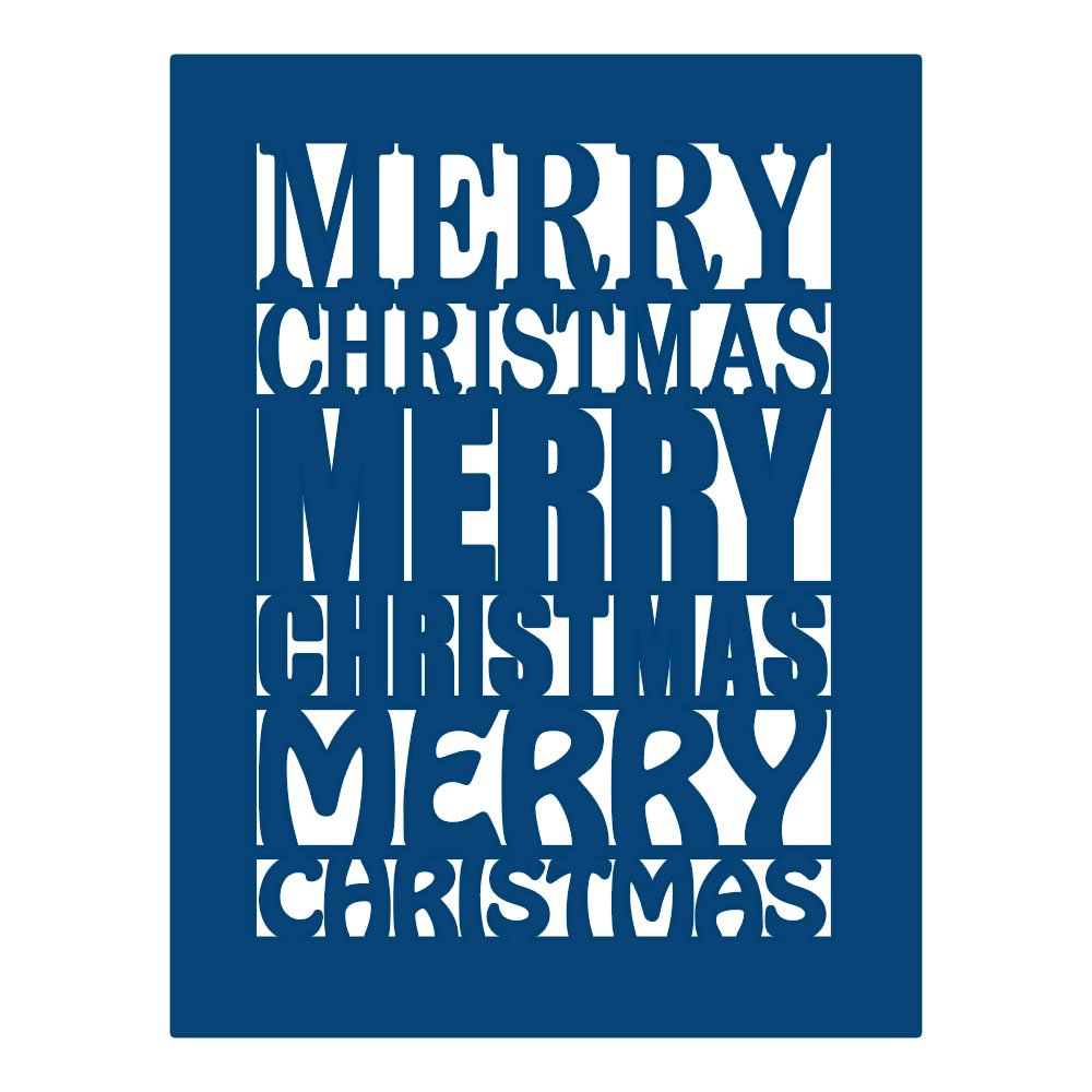 Tattered Lace Merry Christmas Plaque D104