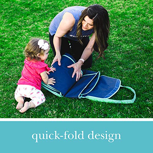 JJ Cole - All-Purpose Outdoor Baby Blanket, Lightweight and Water-resistant, Fractal, 5' x 5'