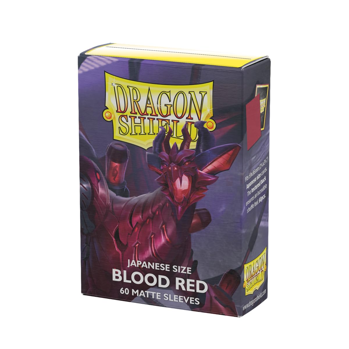 Dragon Shield AT-11150 Japanese Size Matte Blood Red (60 Sleeves)
