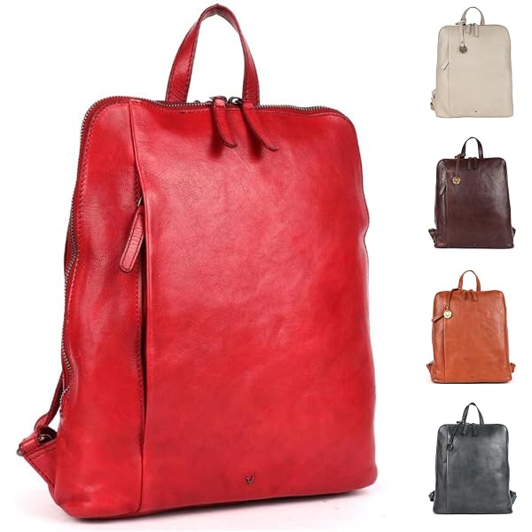 Amazon.com: Dayfine Vintage Backpacks for Women Oil Wax  display picture 3