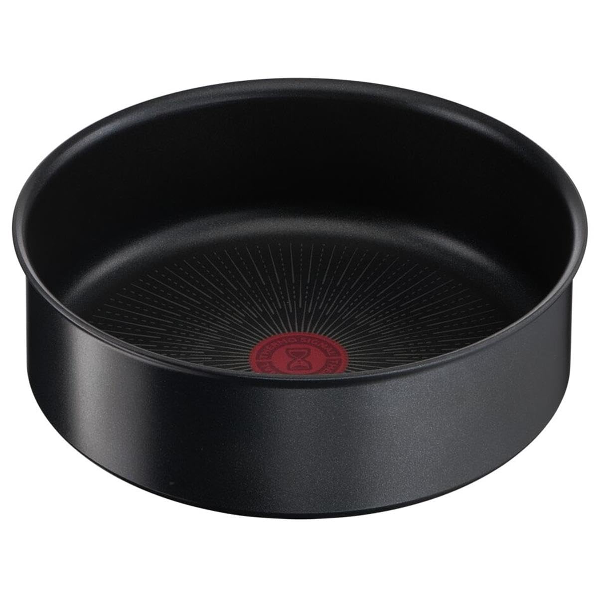 Tefal Ingenio Unlimited 26cm Sautepan, Stackable, Aluminium, Induction, Easy Cleaning, Non-Stick Coating, Removable Handle, Heat Indicator, Black, L7633502