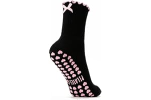 LISAMAREE Pilates Grip Socks for Women - Stylish Design with Comfortable Non Slip Sole