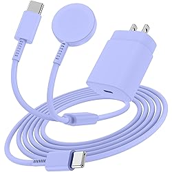 25W Charger USB C for Samsung Watch Charger,2 in1