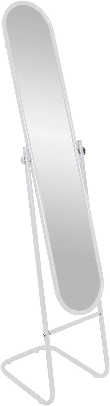 Amazon.de: Harbour Housewares Ganzkörper-Standspiegel - abgerundet - Weiß