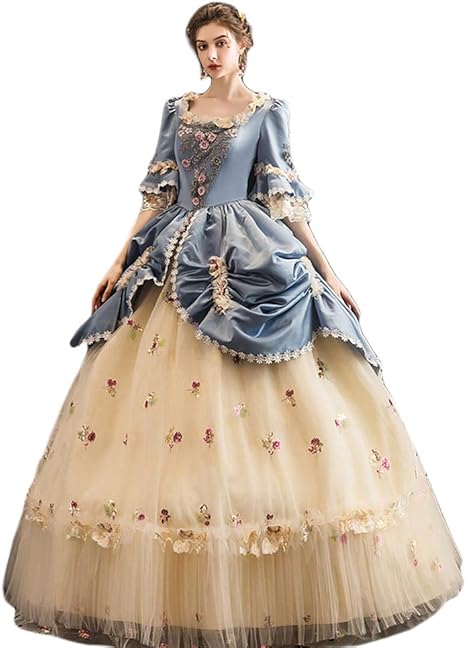 Amazon 宮廷衣装 ステージ衣装 貴族服装 復古風 演出服 パーティースーツ 新劇演出服 現代劇演出服 中世 貴族 衣装 王族服 ヨーロッパ風 結婚式服装 豪華な女王 パーティードレス ウェディングドレス コスプレ衣装 演奏会 洋風ドレス 豪華ドレス パニエ追加可 サイズ