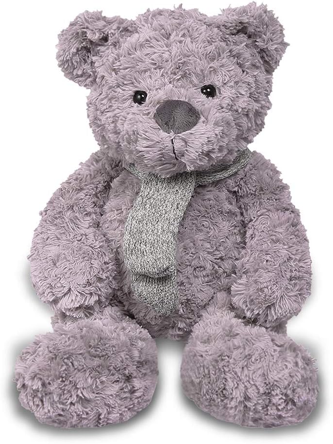 AMERLL Soft Teddy Bear Stuffed Animal Plush Bear Durable Stuffed Animal Teddy Bear Plush Toy Gifts for Toddler Girls Kids,Black,9.4 inches: Toys & Games
