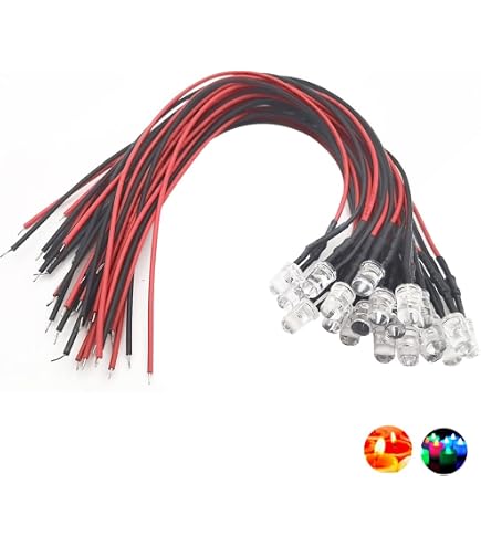 Grün vorverdrahtet 3 mm LED + Lünette Halter Light Lampe 12 V