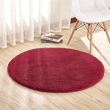 red kids rug