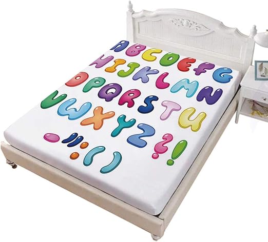 alphabet bedding twin