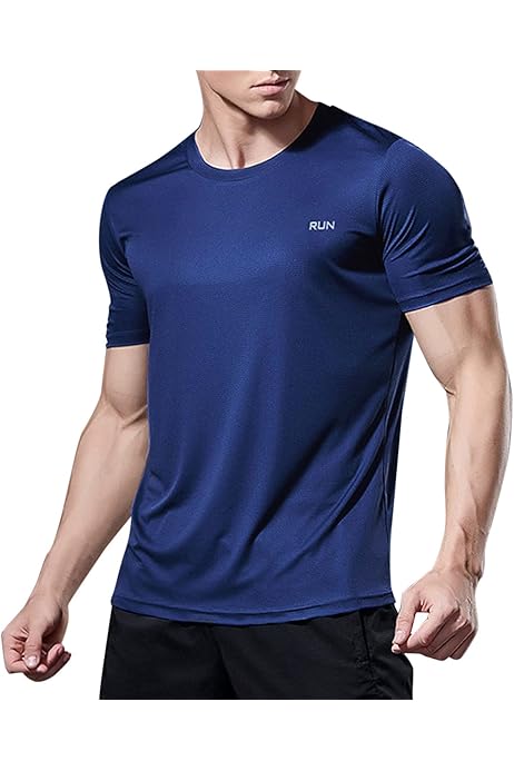 Camisetas Manga Corta Hombre Deporte Camiseta Básica Para Hombre