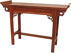 Oriental Furniture Rosewood Qing Hall Table - Honey