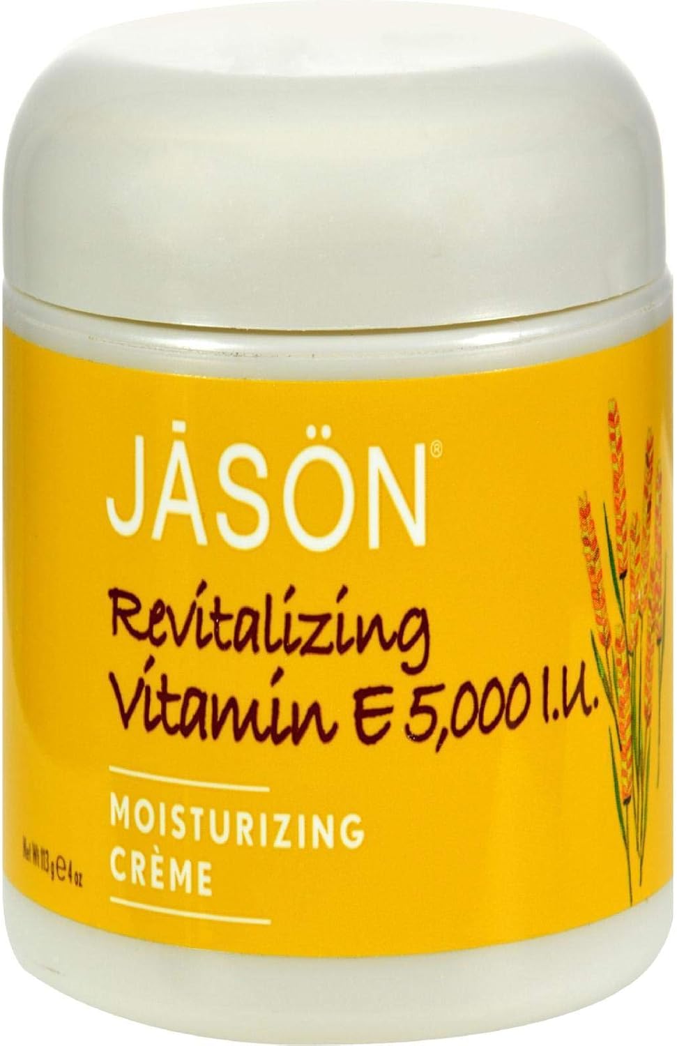 Jason Natural Care 5000iu Revitalizing Vitamin E Moisturizing Cream, 113 g (Pack of 1)