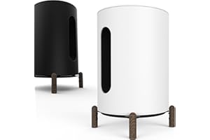 H HUABERICH Black Walnut Stand for Sonos Sub Mini (Black Walnut)