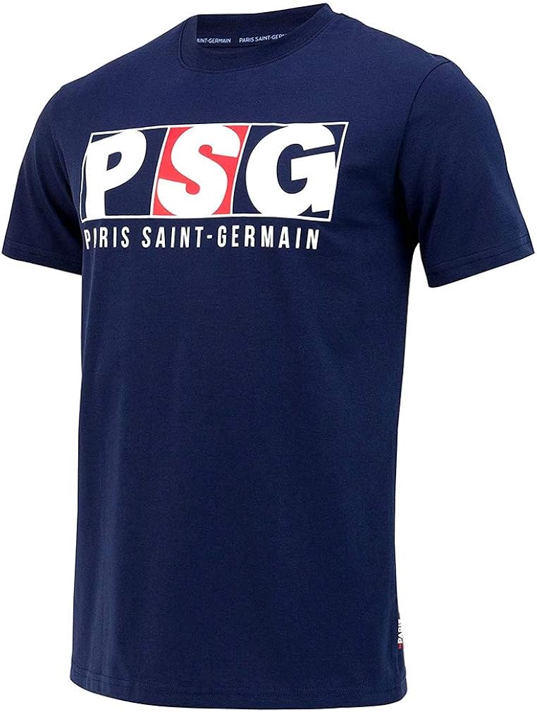 Free Delivery Psg Official Paris Saint Germain Men S T Shirt Blue M Free Shipping On All Orders Fatsrestaurants Com