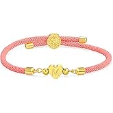 WEDDINEN Initial Bracelets A to Z Dainty Titanium Heart Love Letter Bracelets for Girls,Charm Handmade Braided Name Bracelet Women Trendy Jewelry Christmas Stocking Stuffers Gift for Teen Girls
