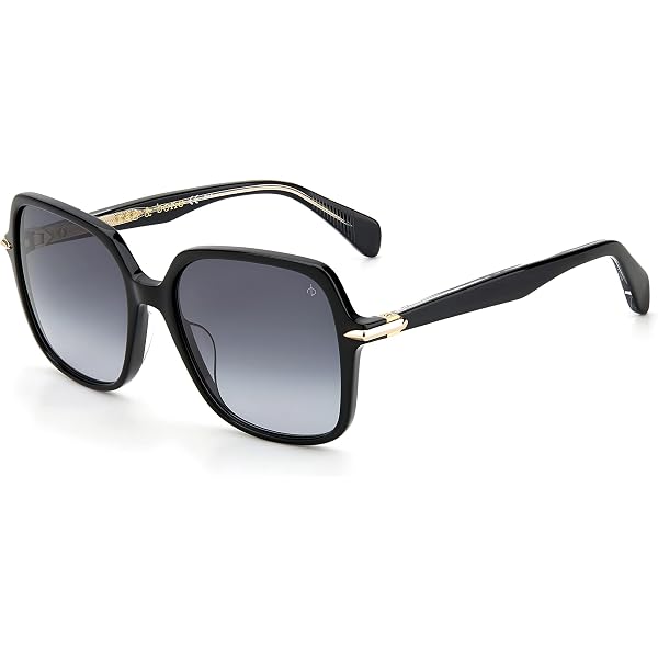 Amazon.com: rag and bone 1048/G/S Sunglasses - Black Dark  display picture 1