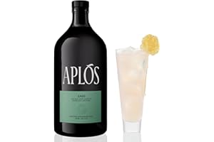 Aplós Ease Non Alcoholic Drink - Lion's Mane-Infused Calming Beverage Formulated to Relax and Unwind, Zero Sugar Beverage - 750ml