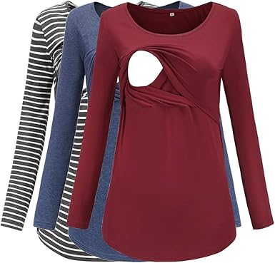 Long sleeve breastfeeding top Clearance