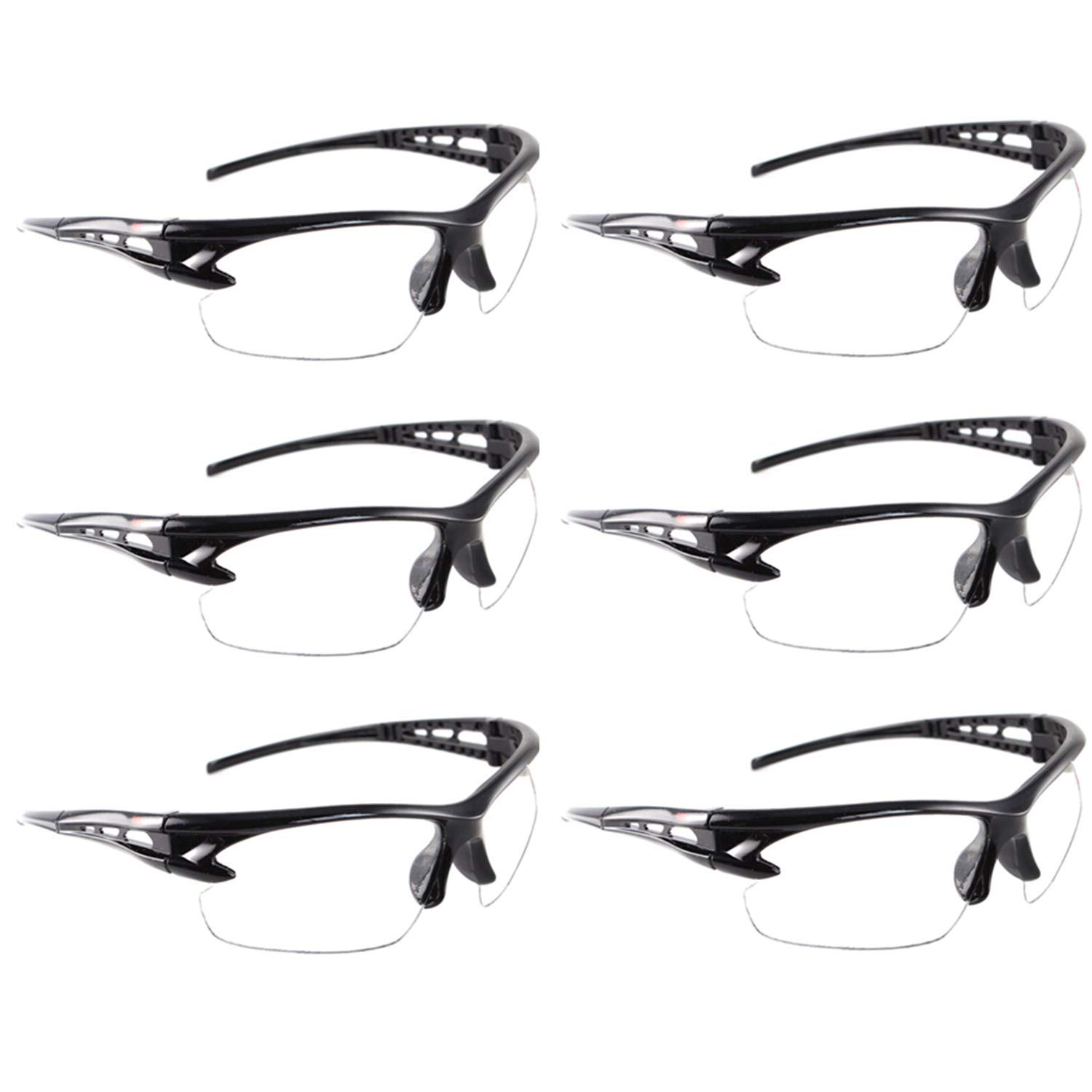 HONGCI Children’s Safety Glasses－6 Pack of Kids Outdoor Game Protective Goggles Safety Goggles Eyewear for Nerf N-Strike Elite Gun Toy Gun Game Eye Protection & Laboratory Work Safety Glasses