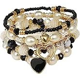 RITIM Seashell Bracelet for Women: Beach Bracelets with Starfish & Turtle Charm, Bohemian Shell Jewelry, Beach Accessories & Beach Jewelry for Women