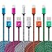 (5Pack 3.3FT) iphone Cable iphone Charger Nylon Braided Charging Cord for iPhone7 SE/6/6s/plus, iPad Air/Mini,iPod Nano/Touch
