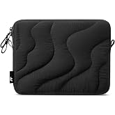 tomtoc 360 Protective Puffy Tablet Sleeve for 11-inch iPad Air M4/M3, 2026 | 11-inch iPad Pro (M5/M4) 2025, 11" iPad (A16) with Magic Keyboard/Smart Keyboard Folio, Quilted Soft Puffer iPad Case Bag