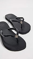 Tory Burch Thin Flip Flop Black Sandal