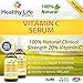 Vitamin-C Serum Hyaluronic Acid Reviews - Healthy Life Brand - 100% Natural Professional Skin Care 20% Vitamin C Face Facial Serum Plus Amino For Youthful Vibrant Skin Anti-Aging Anti-Wrinkle Liquid Face Eye Serum - Highest Quality Made in USA - Serum 1 Oz
