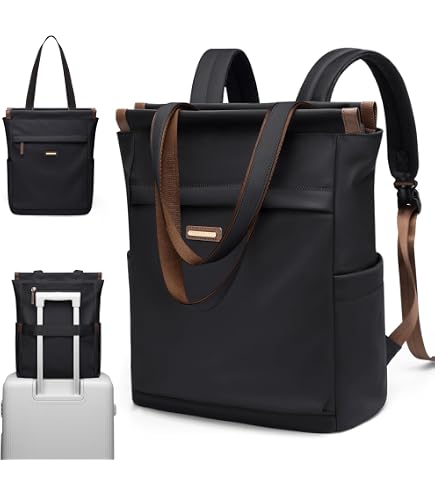 Foldaway Convertible Tote Backpack Lightweight Nylon Daypack Travel City Pack Amazon.com: GOLF QUALITY Foldable Convertible Tote Backpack  main image 2