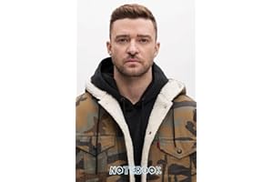 Notebook : Justin Timberlake Lines Notebook Tracking Planner With Beautiful Cover For Fans | Thankgiving Notebook #848