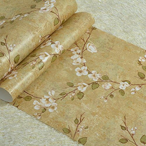 Vintage American style Village Non-woven wallpaper,Bedroom study Living room Tv background wall Sofa setting Home decor-E 0.53m10m(20.8x393.7inch)