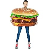KalcyKizz Pizza Food Unisex Adult Costume (Hamburger)