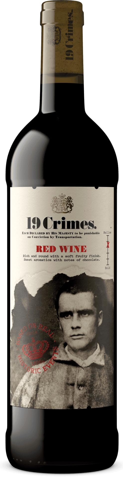 19 Crimes Red Wine 75cl Australia Red Wine 75cl 19 Crimes