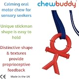Chewbuddy Sensory Direct Chewbuddy Stickman & Lanyard Red Pack of 1 view 2