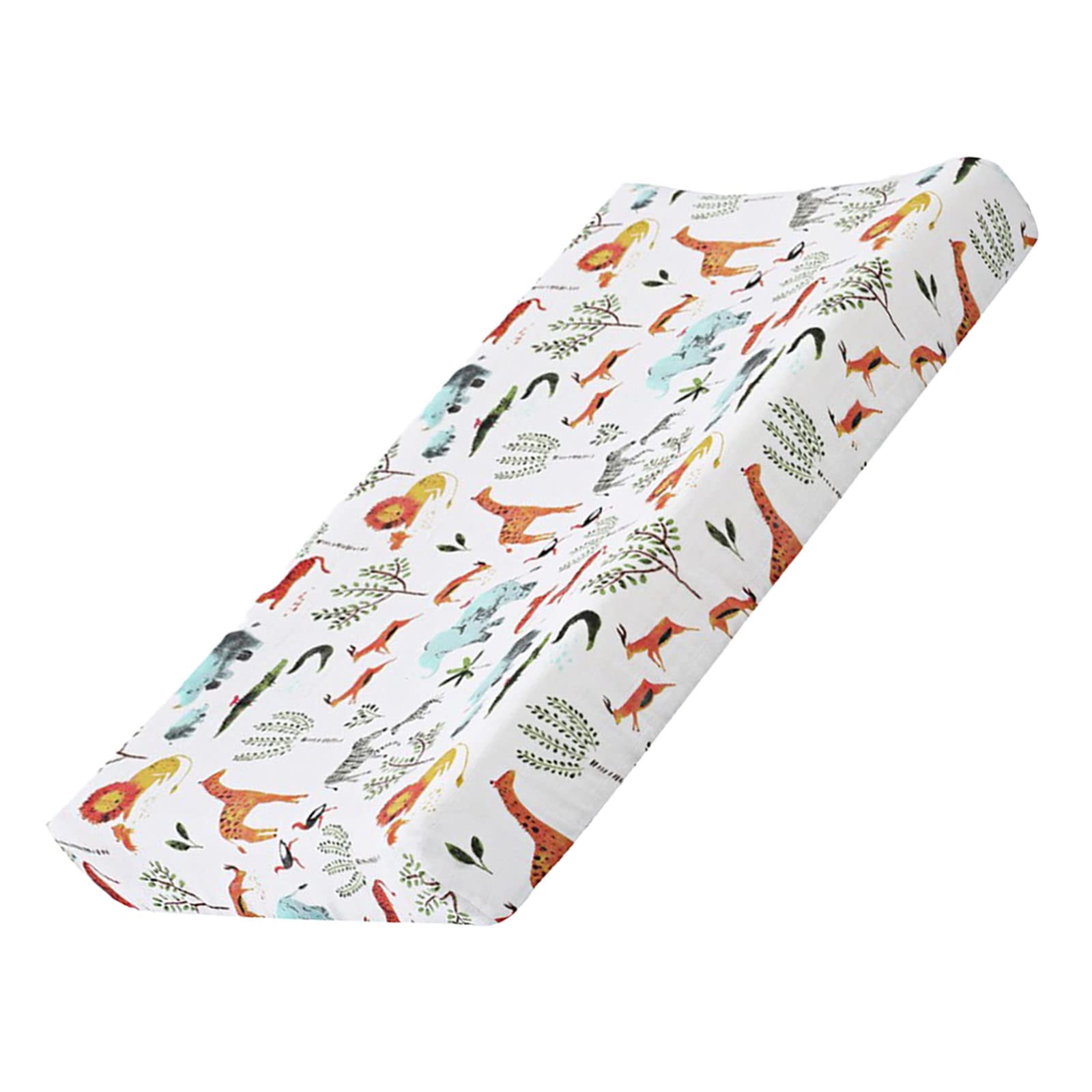 Baby Floral Diaper Changing Pad Cover Cradle Mattress Sheets, Changing Table Cover Changing Mat Cover Sheets 32''X 16'' (Cover Only, Pad Not Included) (Dinosaur Forest)