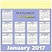 AT-A-GLANCE Desk Pad Calendar 2017, Monthly, QuickNotes, Compact, 17-3/4 x 10-7/8