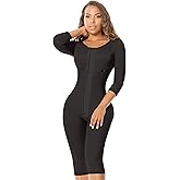 Melibelt 3014 Fajas Colombianas Reductoras Y Moldeadoras Shapewear For Women with Sleeves and Bra