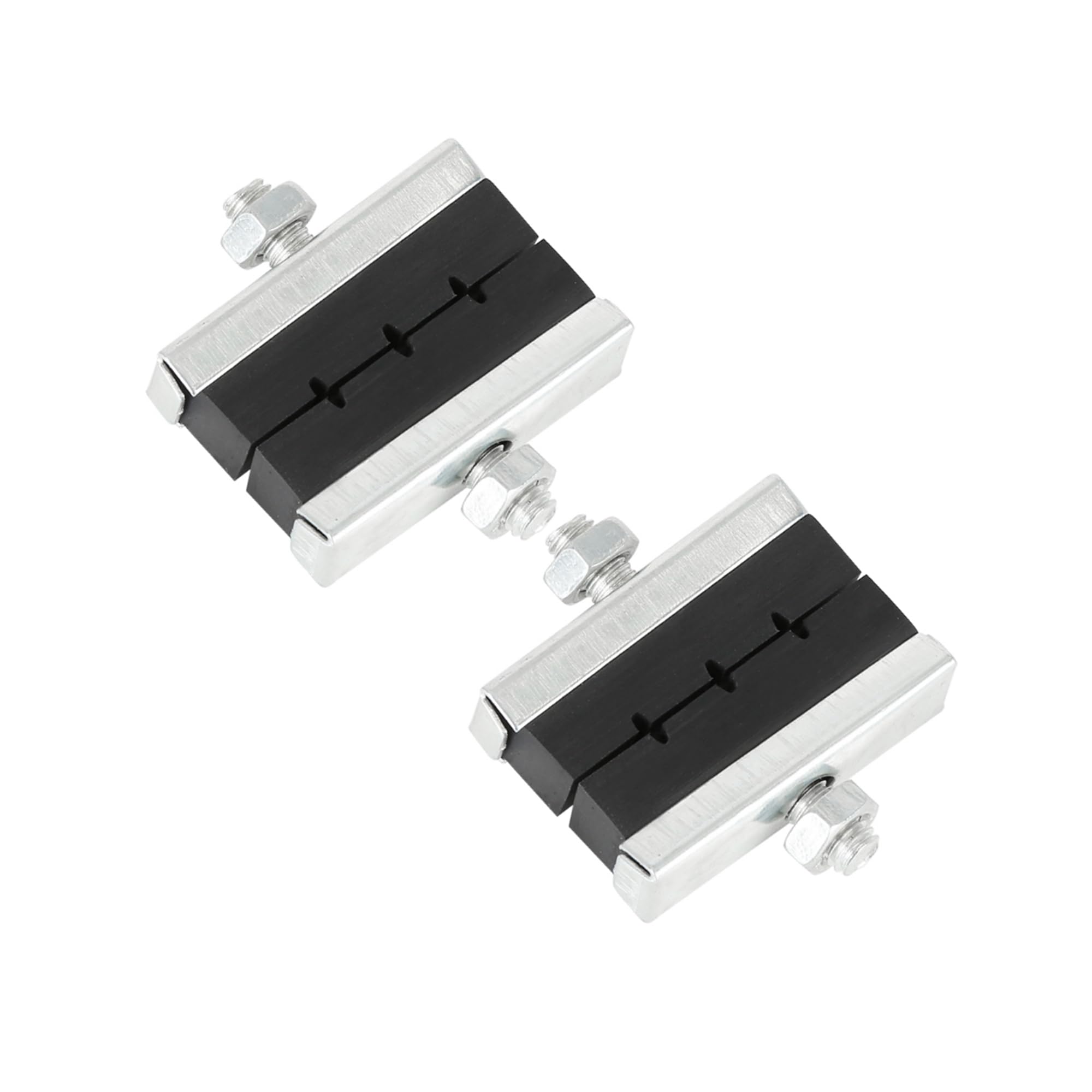 Hihaha 2 Pair Bike Brake Pads Mountain Bike Bicycle MTB 40mm Durable Material