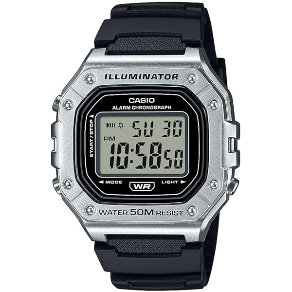 Amazon.com: Casio W-218HM-5BV Series | Men's Digital Watch | Black