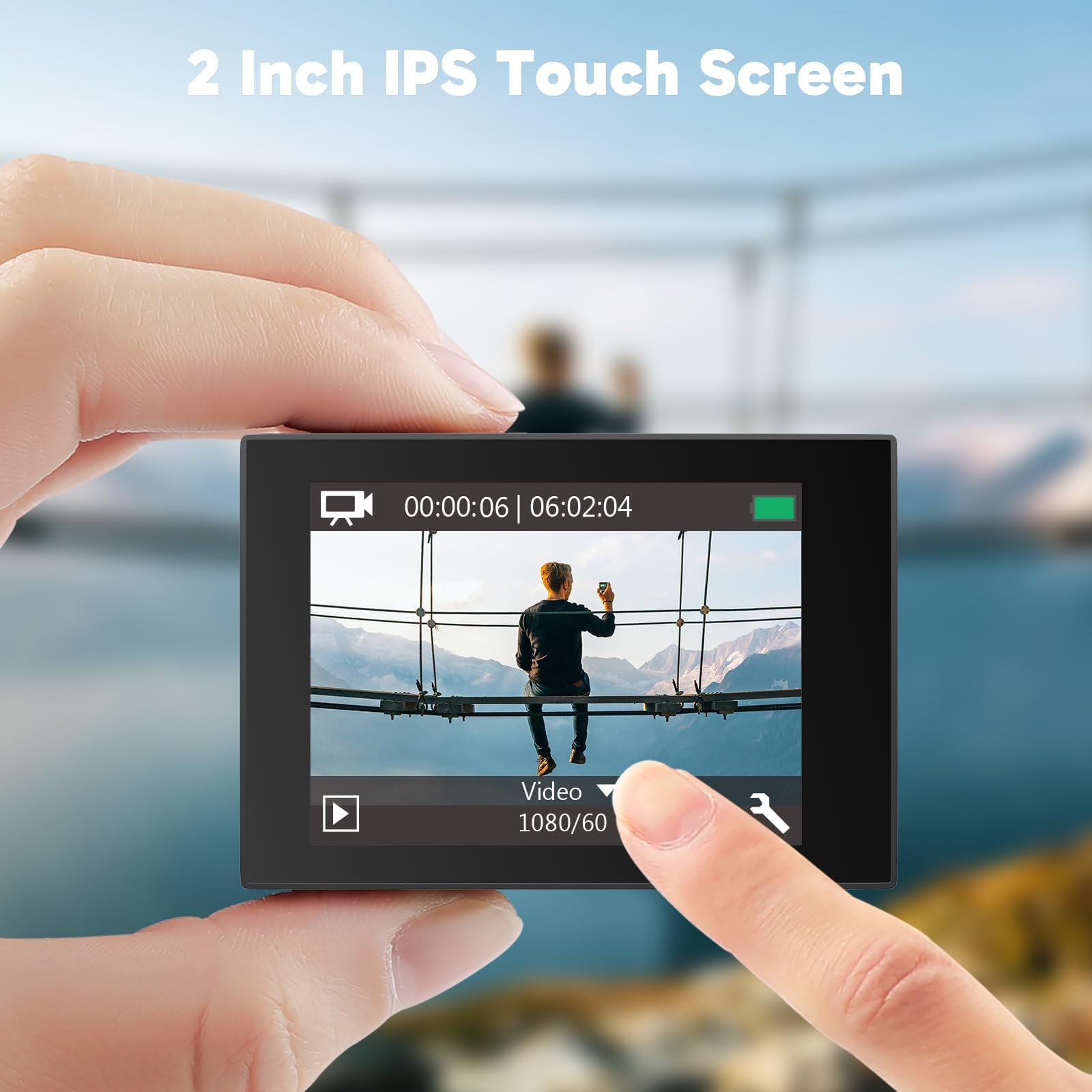 AKASO EK7000 Pro 4K30fps Action Camera with Touch Screen EIS 131ft Waterproof Underwater Camera Remote Control 5X Zoom with Helmet Accessories Kit (Standalone)