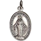 I G J THE MIRACULOUS MEDAL - THE ORIGINAL ONE - 100% MADE IN ITALY - THE PATRON SAINTS MEDALS