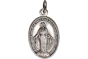 I G J THE MIRACULOUS MEDAL - THE ORIGINAL ONE - 100% MADE IN ITALY - THE PATRON SAINTS MEDALS